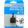 Инструмент SHIMANO TL-LR15, съемник стопорного кольца, для кассет и роторов C.Lock, с направляющим штифтом Y12009230