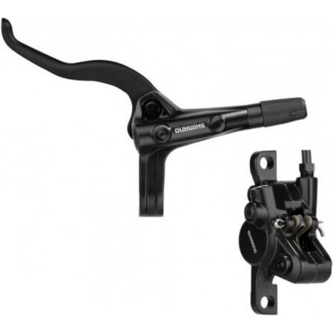 Тормоз дисковый SHIMANO BL-MT401(ЛЕВ)/BR-MT400(ПЕРЕДН), ПОЛИМЕРН. КОЛ., 1000ММ EMT4012KHFPRA100